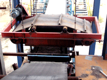 自卸式除鐵器使用現場